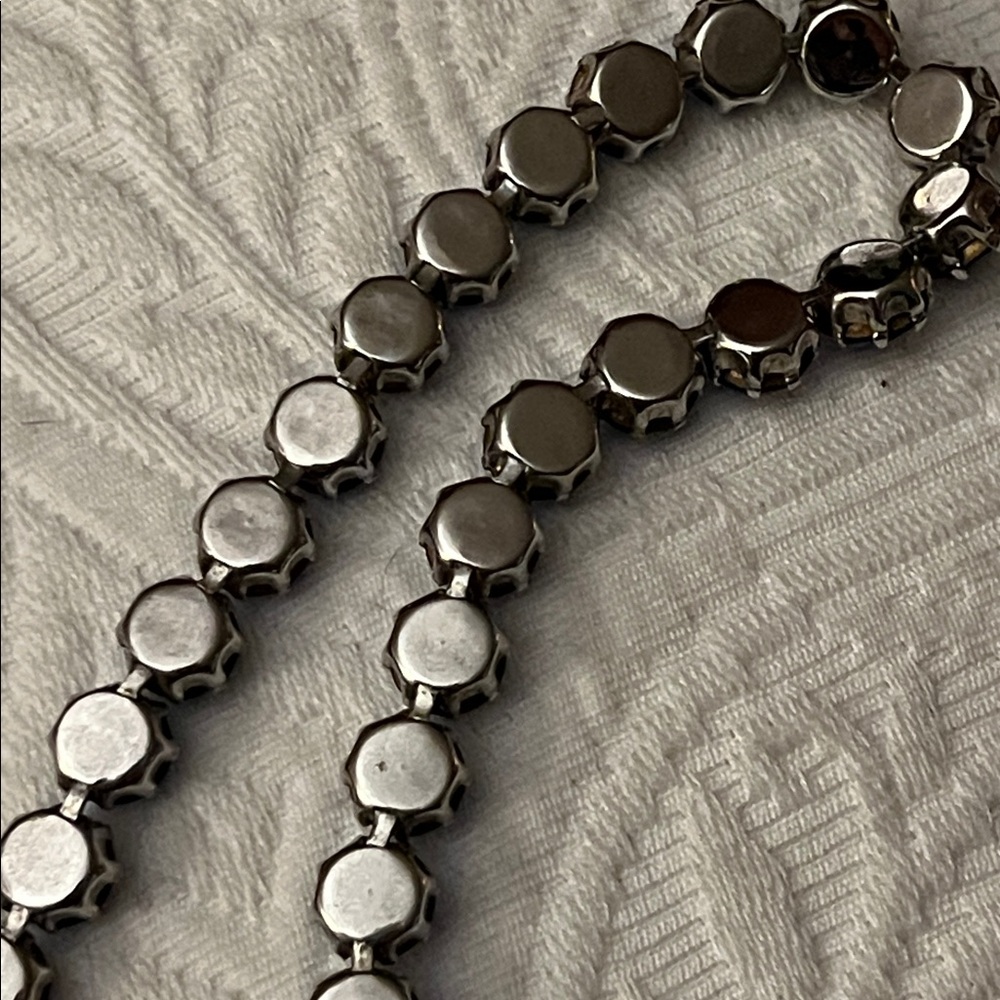 ALBERT WEISS Bright Blue Austrian Crystal Choker Necklace - Picture 10 of 12